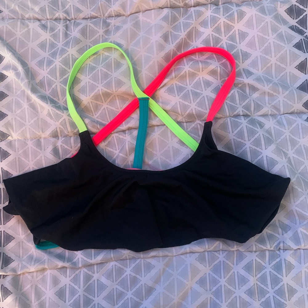 Flowy and Strappy VS Pink Swimsuit Top